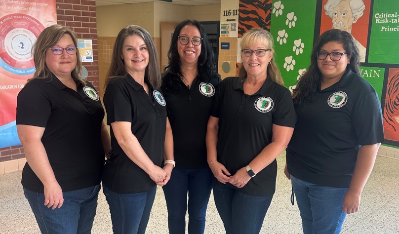 photo of Ms. Frederick, Ms. Rodney, Ms. Mejia, Ms. Rogers, and Ms. Santos