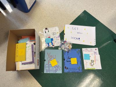 collection of student made cards 